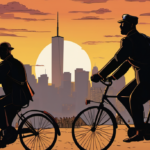 Navy Veterans Bike 2,000 Miles to Ground Zero, Raising $17,000 for 9/11 Memorial — AI-generated editorial illustration