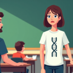 Teacher Faces Targeting After Shirt Protest at Training — AI-generated editorial illustration