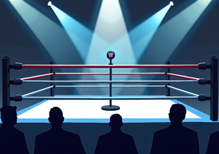 WWE Drops Lil Yachty Concert from Sunday Night Main Event — AI-generated editorial illustration