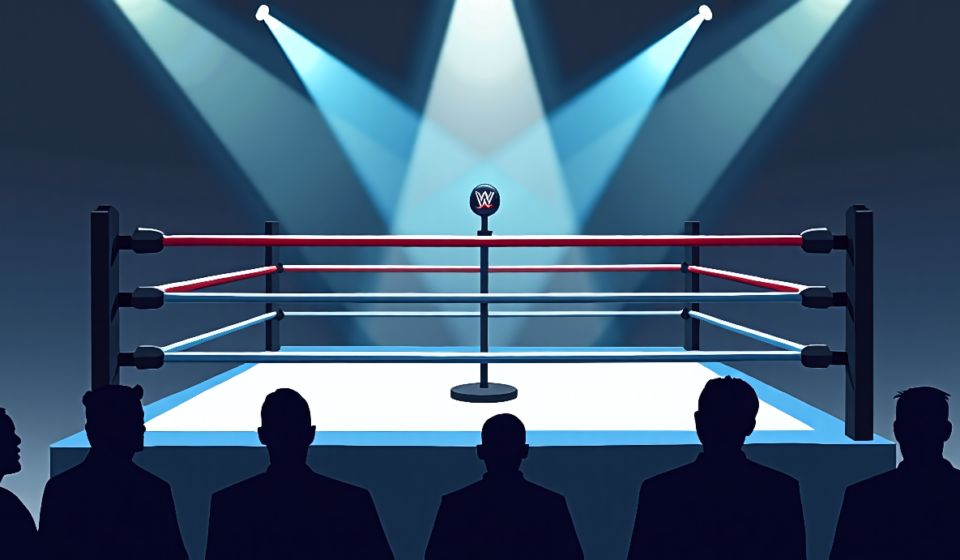 WWE Drops Lil Yachty Concert from Sunday Night Main Event — AI-generated editorial illustration