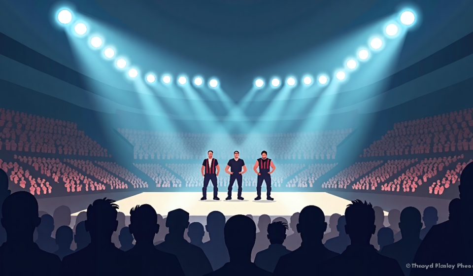 AEW All In: London – Trios Title Match Set With Page, Brodido, and More — AI-generated editorial illustration