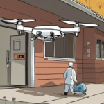 Cleveland Clinic Tests Zipline‑Powered Prescription Delivery — AI-generated editorial illustration