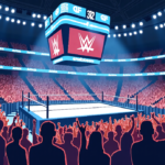 WWE SmackDown Sets Toronto Gate Record on Aug 21 — AI-generated editorial illustration