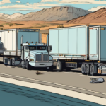 Atlas Energy Expands Kodiak Driverless Trucks to 100 Vehicles for Public Roads — AI-generated editorial illustration