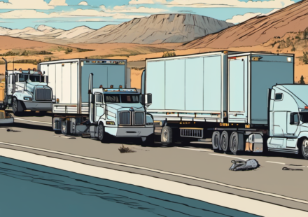 Atlas Energy Expands Kodiak Driverless Trucks to 100 Vehicles for Public Roads — AI-generated editorial illustration