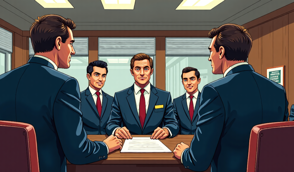 FBI’s Question of Sammy the Bull Reveals Comey’s Knowledge of ‘86’ — AI-generated editorial illustration