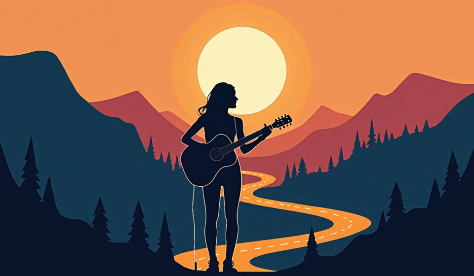 Grace Potter Jams on CBS Saturday Morning with "Run Baby Run" — AI-generated editorial illustration
