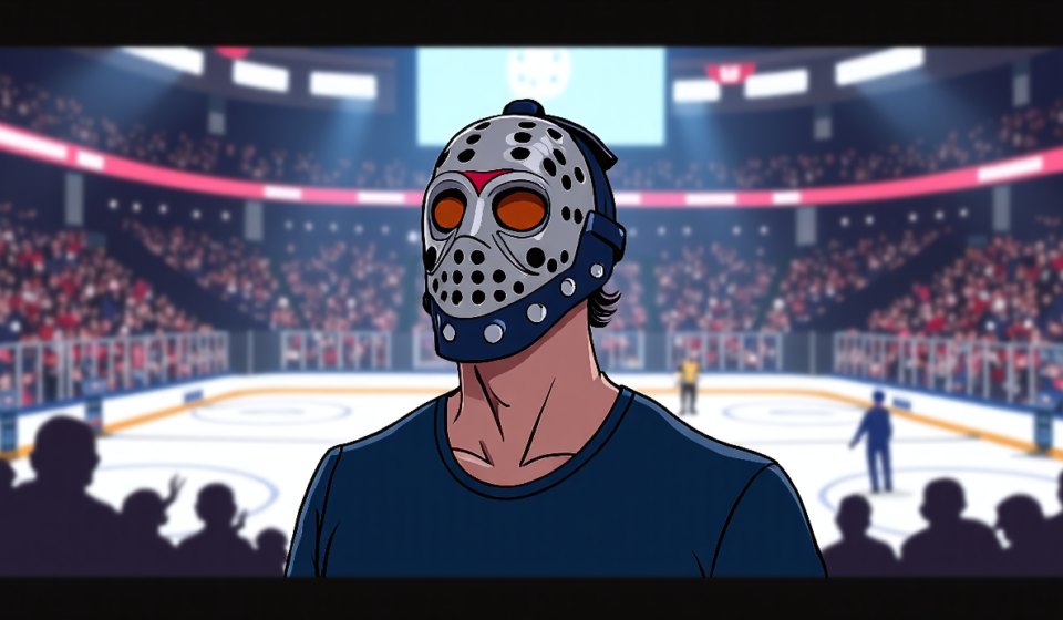 CM Punk’s Toronto‑Inspired Mask Makes a Statement on SmackDown — AI-generated editorial illustration
