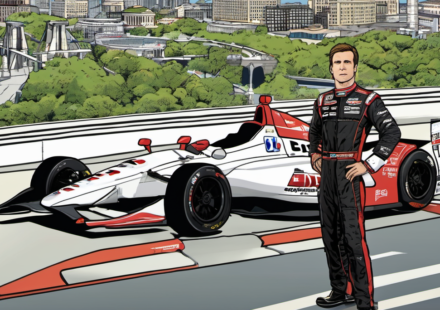 Will Power Pursues Childhood Dream at INDYCAR Freedom 250 in D.C. — AI-generated editorial illustration