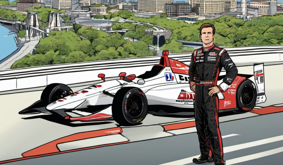 Will Power Pursues Childhood Dream at INDYCAR Freedom 250 in D.C. — AI-generated editorial illustration