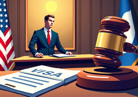 Judge Declares Rubio’s 75‑Country Visa Freeze Unlawful — AI-generated editorial illustration