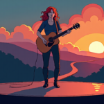 Grace Potter Jams on CBS Saturday Morning’s Main Street USA — AI-generated editorial illustration