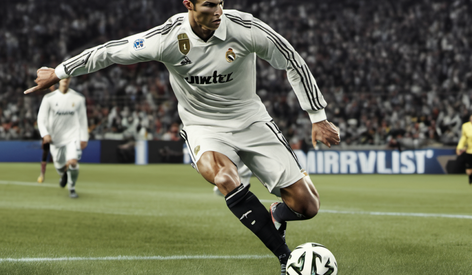 Cristiano Ronaldo Announces Possible Retirement from Football — AI-generated editorial illustration
