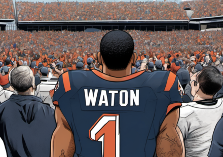 Deshaun Watson Addresses Fan Booing After Preseason Game — AI-generated editorial illustration