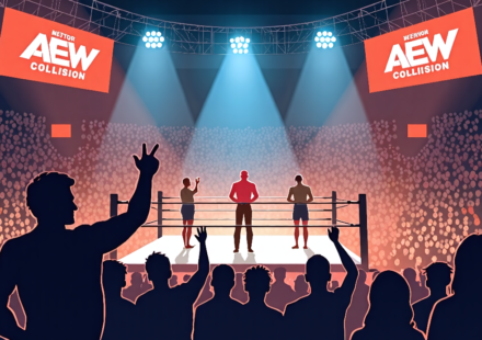 AEW Collision 8/22/26: Reading, PA Show Highlights and Key Moments — AI-generated editorial illustration