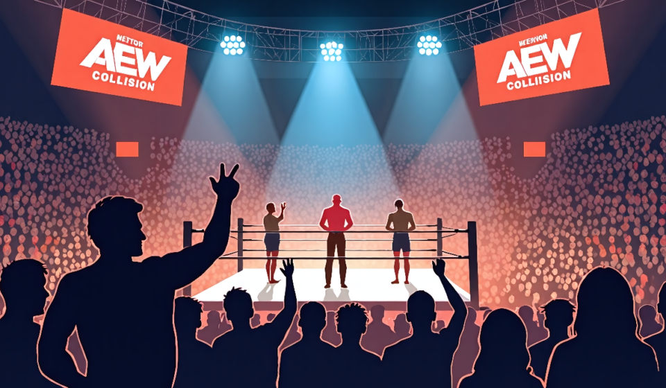 AEW Collision 8/22/26: Reading, PA Show Highlights and Key Moments — AI-generated editorial illustration