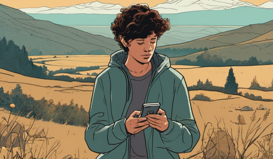 Gen Z Swaps Smartphones for ‘Dumb’ Phones to Unplug — AI-generated editorial illustration