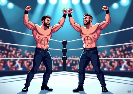 AEW Continental Challenge Cup: O’Reilly & Castagnoli Advance to Semifinals — AI-generated editorial illustration