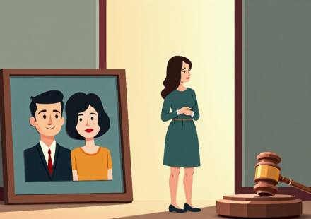 Woman Pretended to Be a Child for 14 Months, Convicted of Fraud — AI-generated editorial illustration
