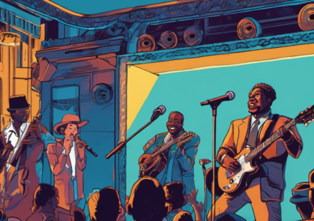 GA‑20 and Charlie Musselwhite Deliver a Blues Powerhouse on Saturday Sessions — AI-generated editorial illustration