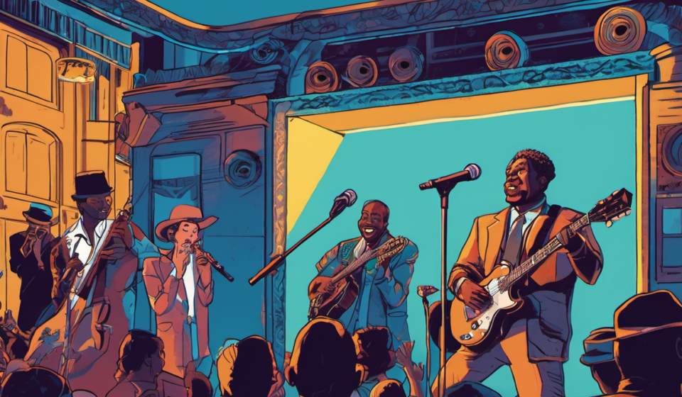 GA‑20 and Charlie Musselwhite Deliver a Blues Powerhouse on Saturday Sessions — AI-generated editorial illustration