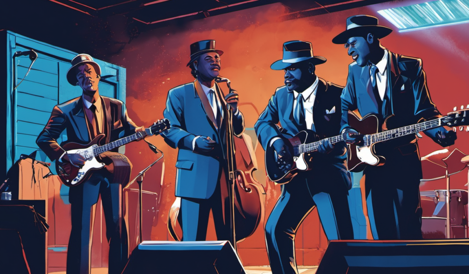 Blues Fusion: GA-20 Teams Up with Charlie Musselwhite for New Album — AI-generated editorial illustration
