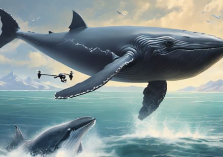 Drone Captures Rare Humpback Whale Birth – Only Fourth on Film — AI-generated editorial illustration
