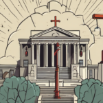 Catholic Group Calls for Excommunication of Massachusetts Gov. Healy Over Abortion Law — AI-generated editorial illustration