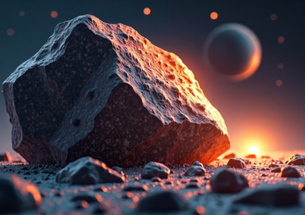 New Jersey Meteorite Reveals Alien‑World Chemistry — AI-generated editorial illustration