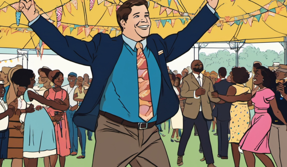 Minneapolis Mayor's Hip-Hop Dance Sparks 'Humiliation Ritual' Mockery Online — AI-generated editorial illustration