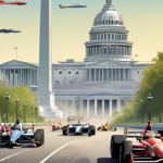 Freedom 250: IndyCar’s Monumental Race Through Washington’s Iconic Landmarks — AI-generated editorial illustration