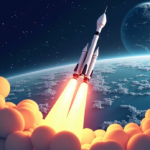 Russian Soyuz Launches New Crew to Replace 240‑Day ISS Team — AI-generated editorial illustration