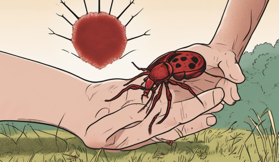 Ticks Surge, New Red‑Meat Allergy Threat Looms — AI-generated editorial illustration