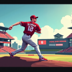 DeGrom’s Milestone: Cardinals’ Pitcher Dominates in Historic Night — AI-generated editorial illustration