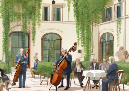 Milan’s Casa Verdi: A Harmonious Haven for Aging Musicians — AI-generated editorial illustration