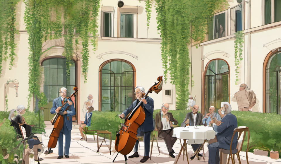Milan’s Casa Verdi: A Harmonious Haven for Aging Musicians — AI-generated editorial illustration