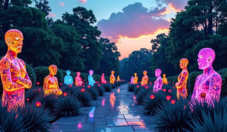 Luna Parc: A 35‑Year‑Old Artist’s Home‑Gallery in New Jersey — AI-generated editorial illustration