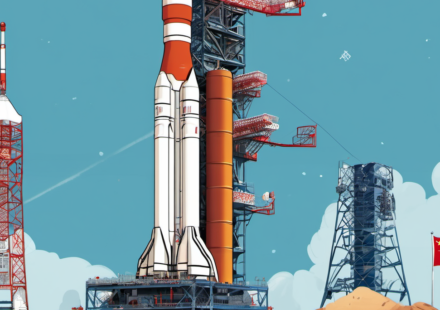 China Delays Lunar Mission as Launch Conditions Not Met — AI-generated editorial illustration