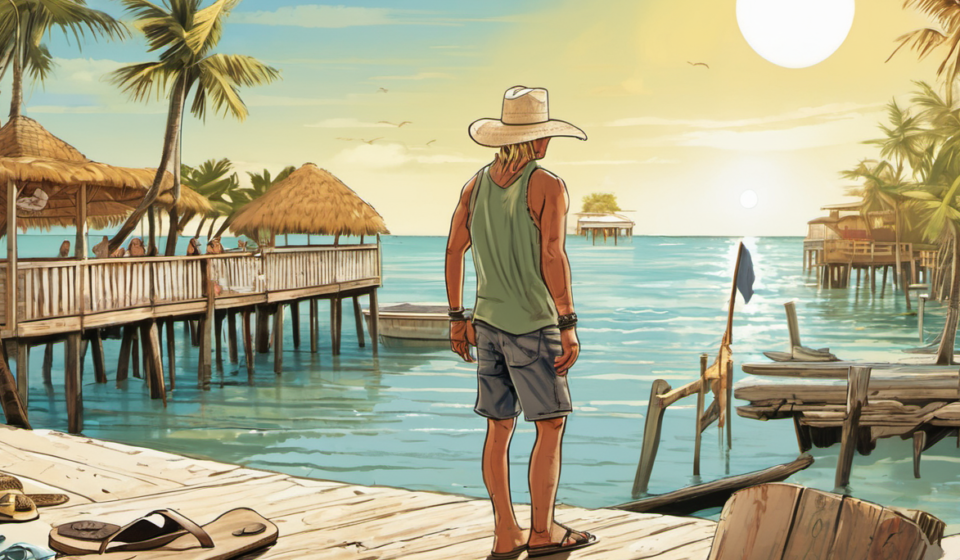 Kenny Chesney’s Journey From Knoxville to the Keys: A No‑Shoes Story — AI-generated editorial illustration