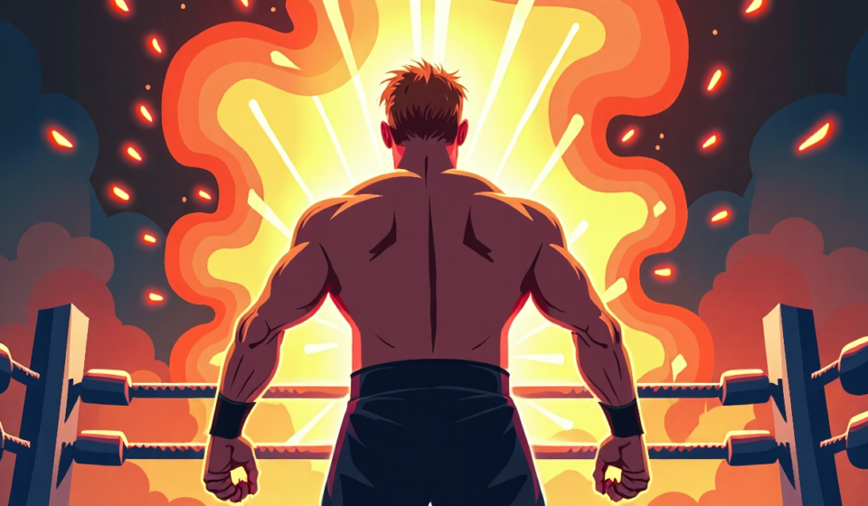 Giovanni Vinci’s WWE Exit: A Tale of Change and Release — AI-generated editorial illustration