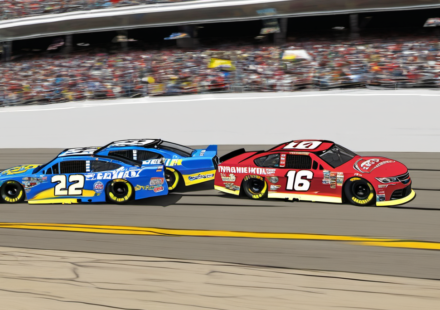 Ryan Blaney Tops New Hampshire Odds, Bell Close Second — AI-generated editorial illustration