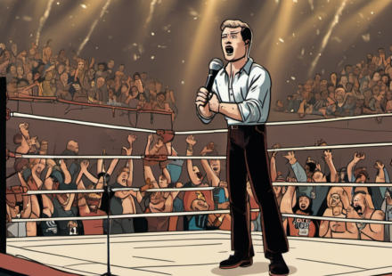 Joe Hendry Responds to WWE Raw Concert Segment Backlash — AI-generated editorial illustration