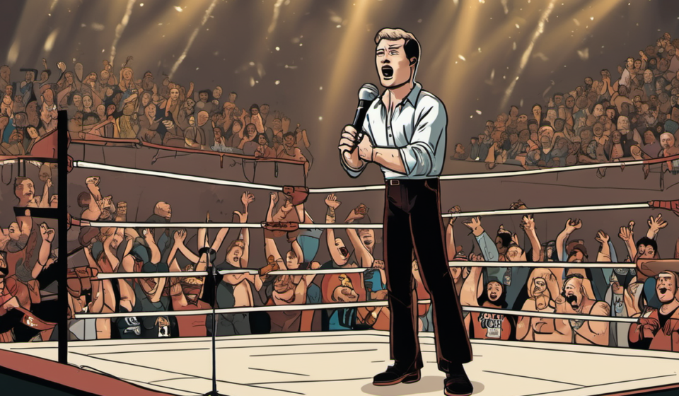 Joe Hendry Responds to WWE Raw Concert Segment Backlash — AI-generated editorial illustration