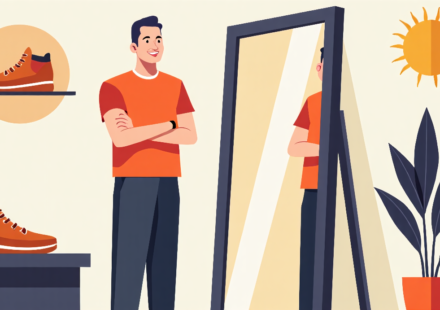 Men’s New ‘Hotspan’ Pressure: Cosmetic Surgery’s Rising Appeal — AI-generated editorial illustration