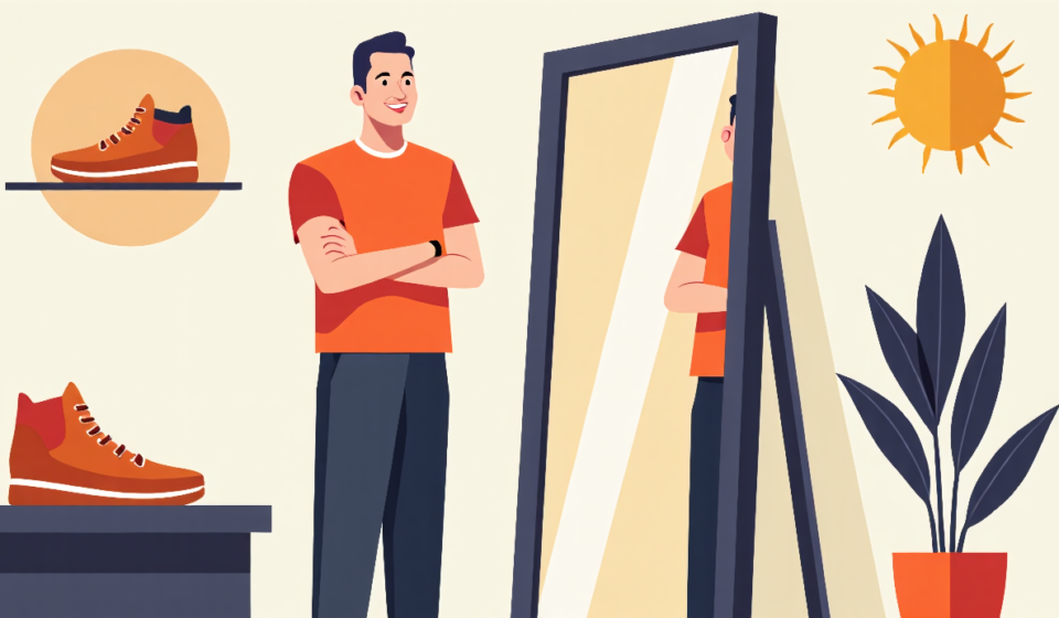 Men’s New ‘Hotspan’ Pressure: Cosmetic Surgery’s Rising Appeal — AI-generated editorial illustration