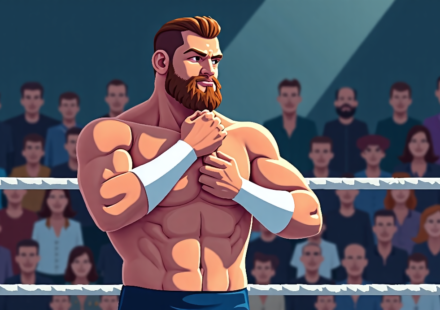 Matt Cardona Announces Torn Triceps Injury, Vows He’s Not Done — AI-generated editorial illustration