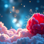Astronomers Find Raspberry‑Like Sugar Floating Between Stars — AI-generated editorial illustration