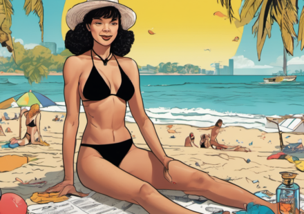 Lisa’s Black Bikini Moment Sparks Gen Z Buzz – Plus Indie Stars and VMAs — AI-generated editorial illustration