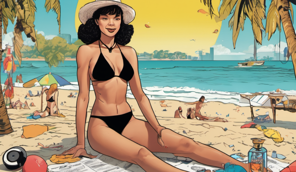 Lisa’s Black Bikini Moment Sparks Gen Z Buzz – Plus Indie Stars and VMAs — AI-generated editorial illustration