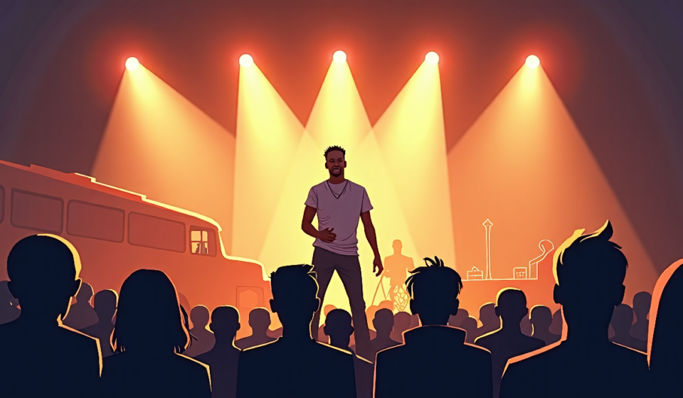 Nick Cannon’s ‘Wild N’ Out’ Shifts to Full‑Time Live Tour — AI-generated editorial illustration